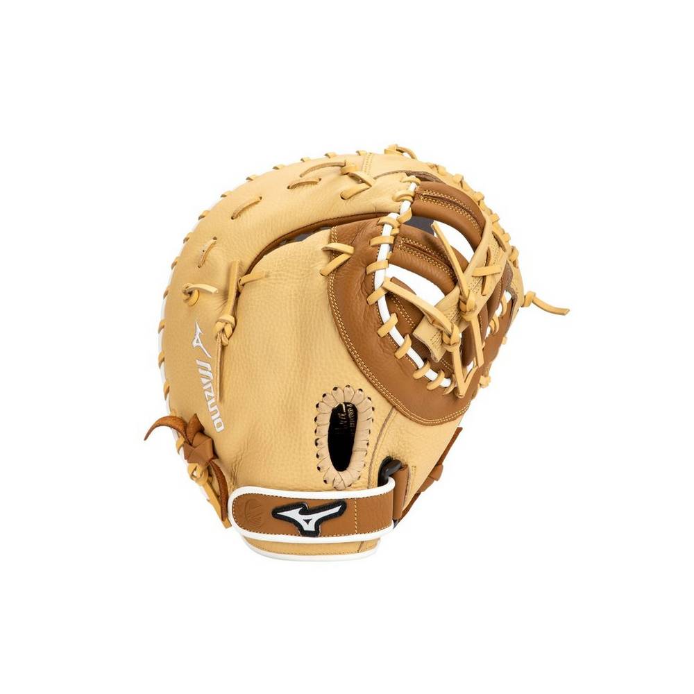 Mens Mizuno Franchise Series First Base 12.5" Baseball Catchers Mitt Brown Philippines (SLGRQT548)